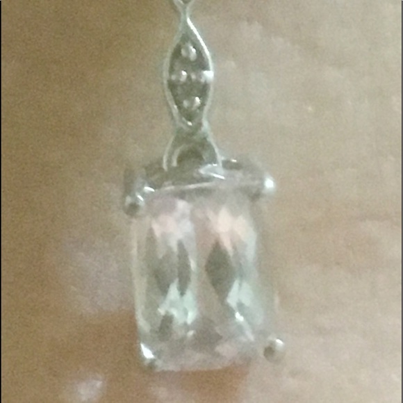 Maui Kunzite & African white Diamond&Sterling - Picture 8 of 8